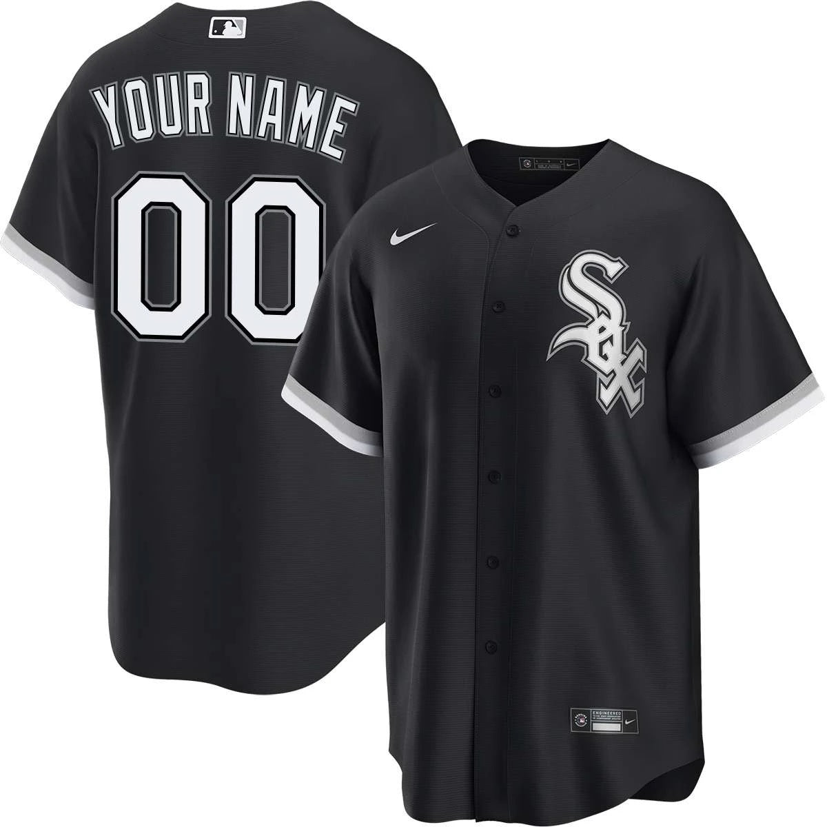 Men's Chicago White Sox Replica Custom Jersey