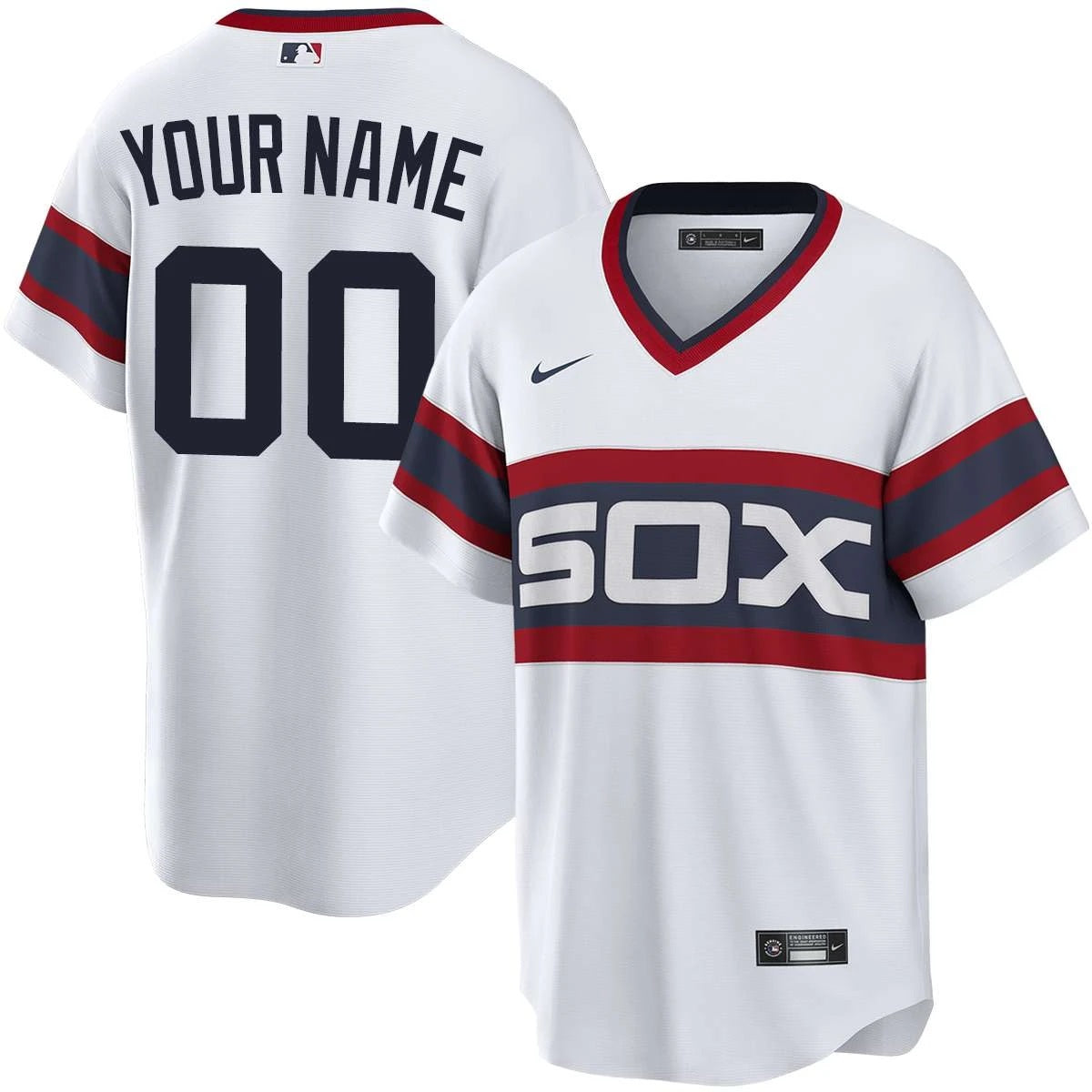 Men's Chicago White Sox Replica Custom Jersey
