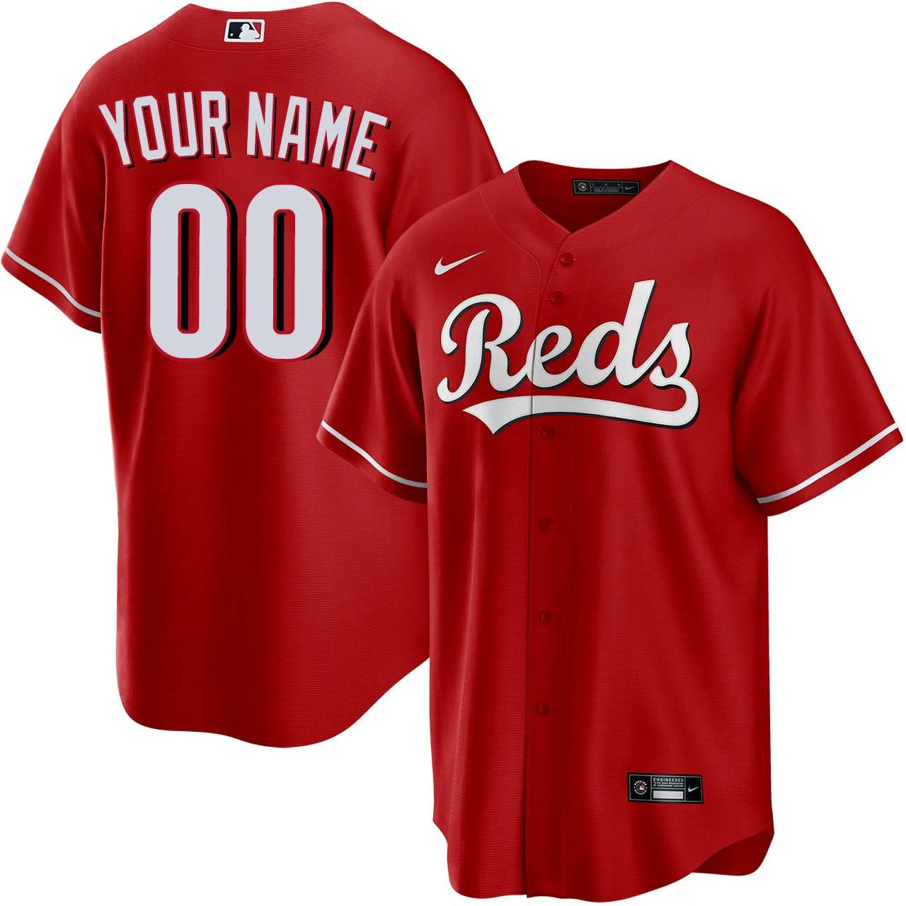 Men's Cincinnati Reds Replica Custom Jersey
