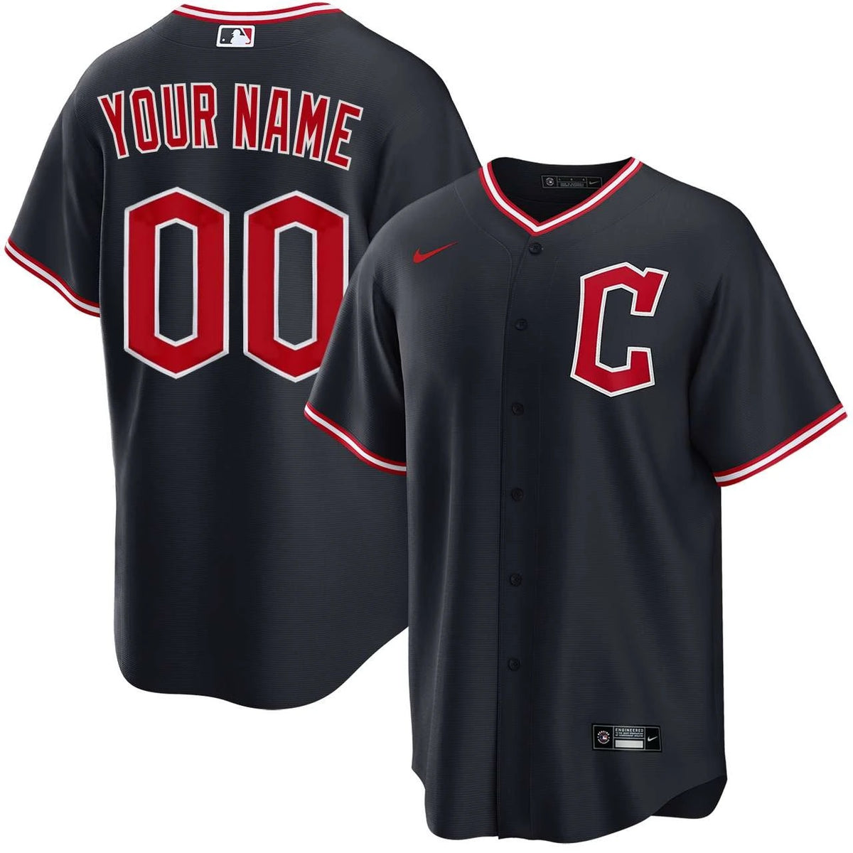 Men's Cleveland Guardians Replica Custom Jersey