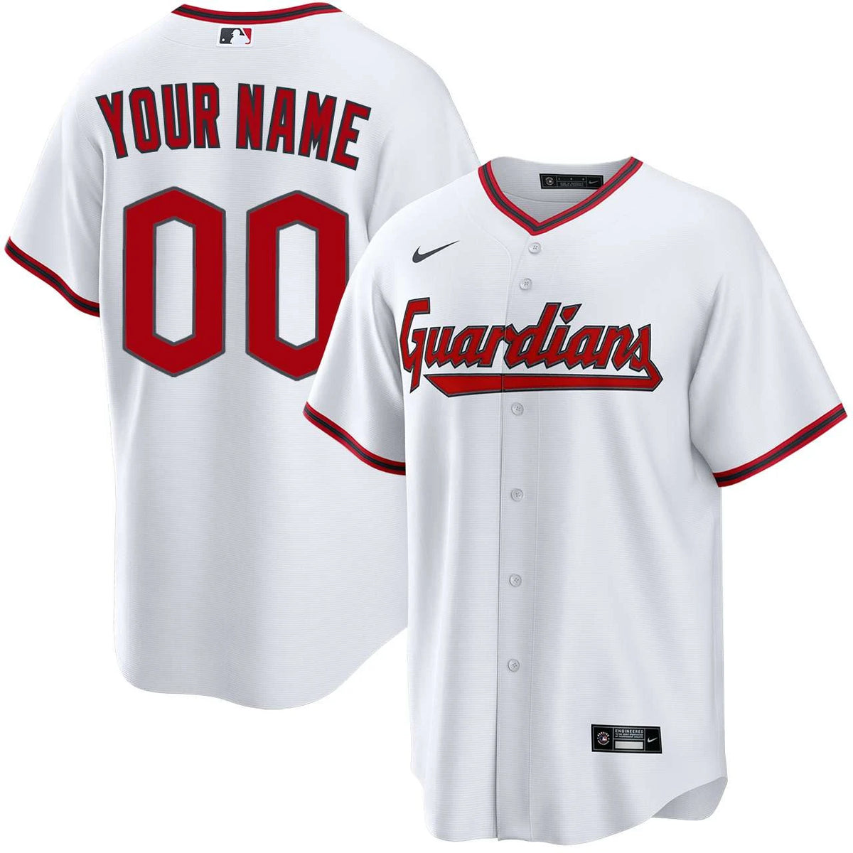 Men's Cleveland Guardians Replica Custom Jersey
