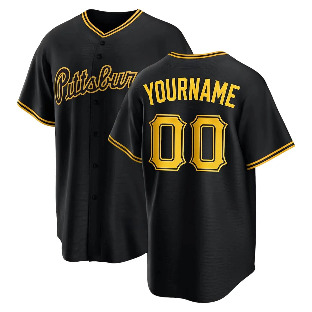 Men's Pittsburgh Pirates  Replica Custom Jersey