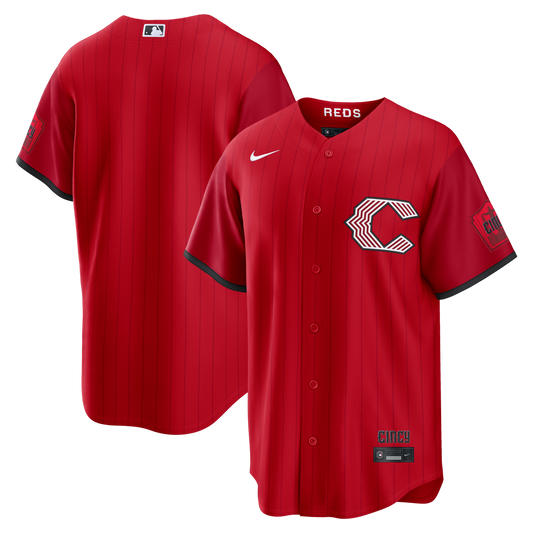 Men's Cincinnati Reds Red 2026 City Connect Stadium Jersey
