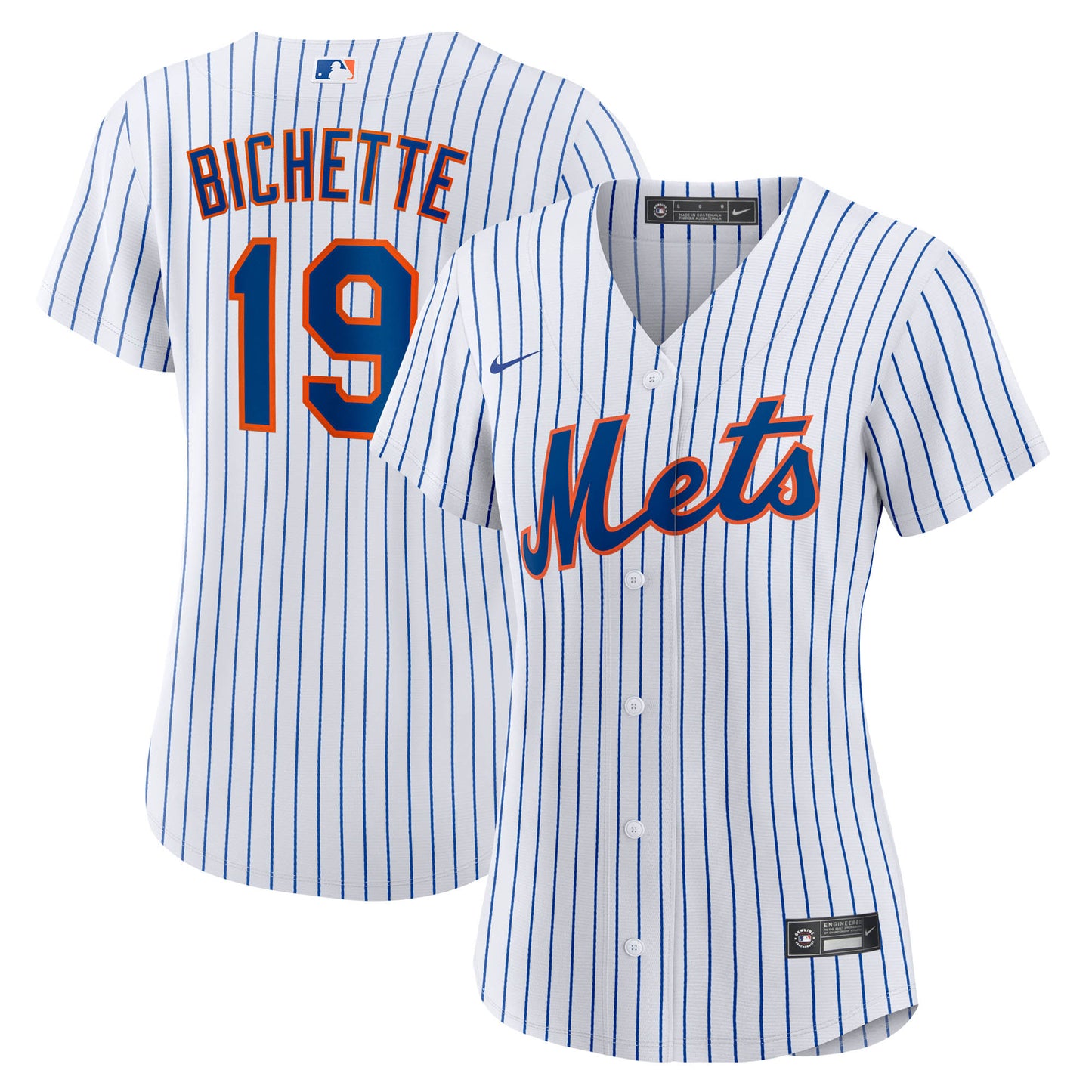 Women's New York Mets Bo Bichette White Home Jersey