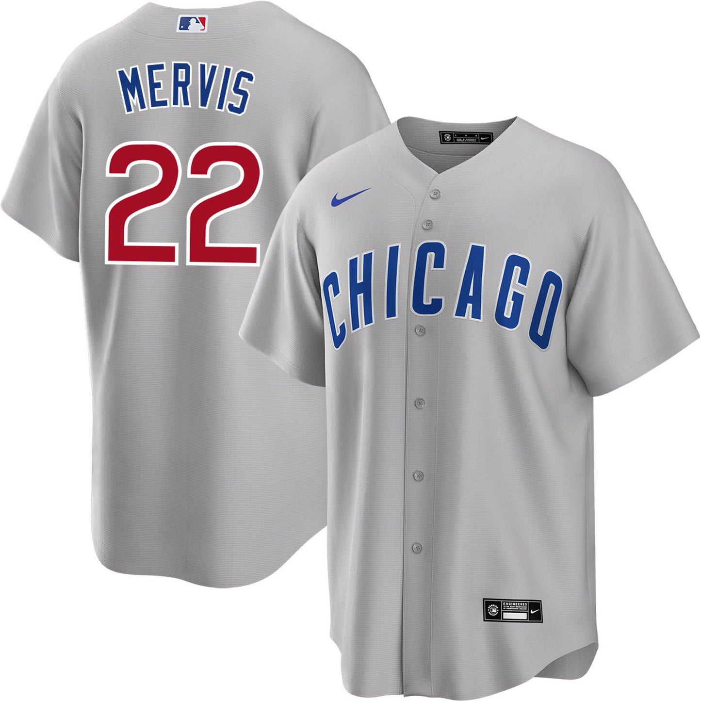 Men's  Chicago Cubs Matt Mervis Player Jersey
