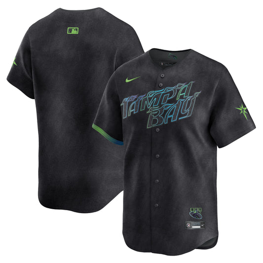 Men's Tampa Bay Rays Charcoal 2024 City Connect Jersey