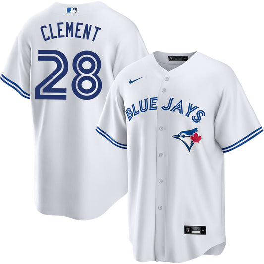 Ernie Clement Toronto Blue Jays Player White Jersey