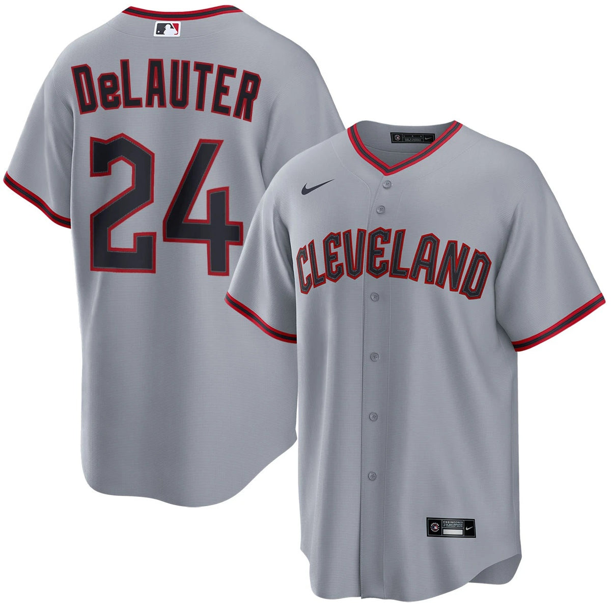 Men's Cleveland Guardians Chase DeLauter Player Jersey