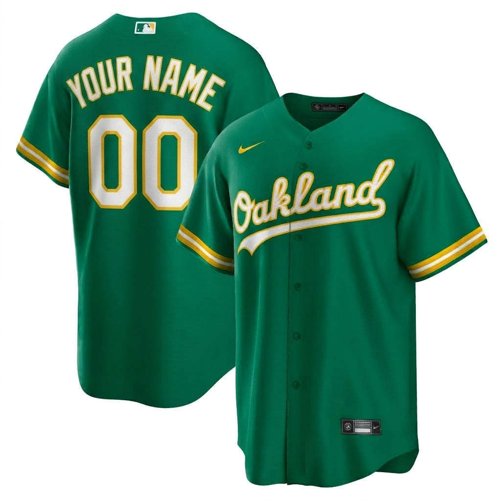 Men's Oakland Athletics Replica Custom Jersey