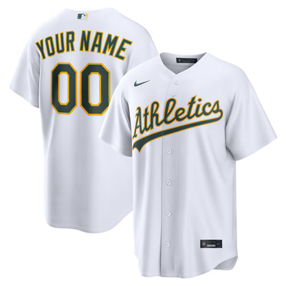 Men's Oakland Athletics Replica Custom Jersey
