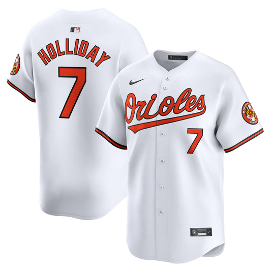 Men's Baltimore Orioles Jackson Holliday White Home Player Jersey