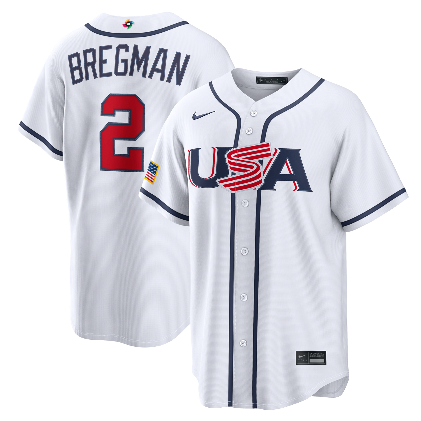 Men's Alex Bregman USA Baseball 2026 World Baseball Classic Jersey