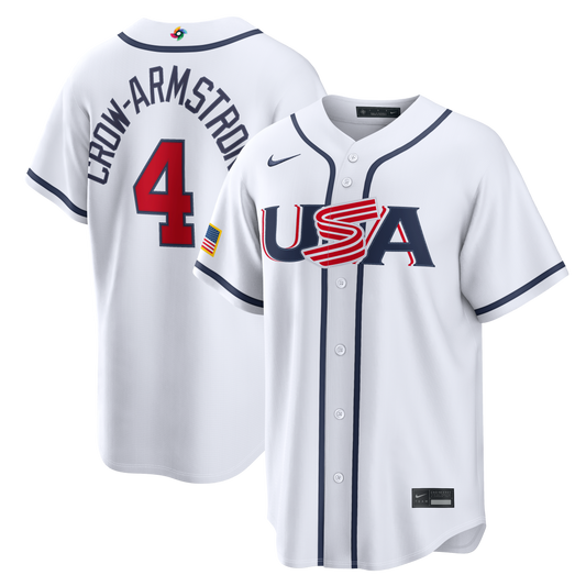 Men's Pete Crow-Armstrong USA 2026 Baseball World Baseball Classic Jersey