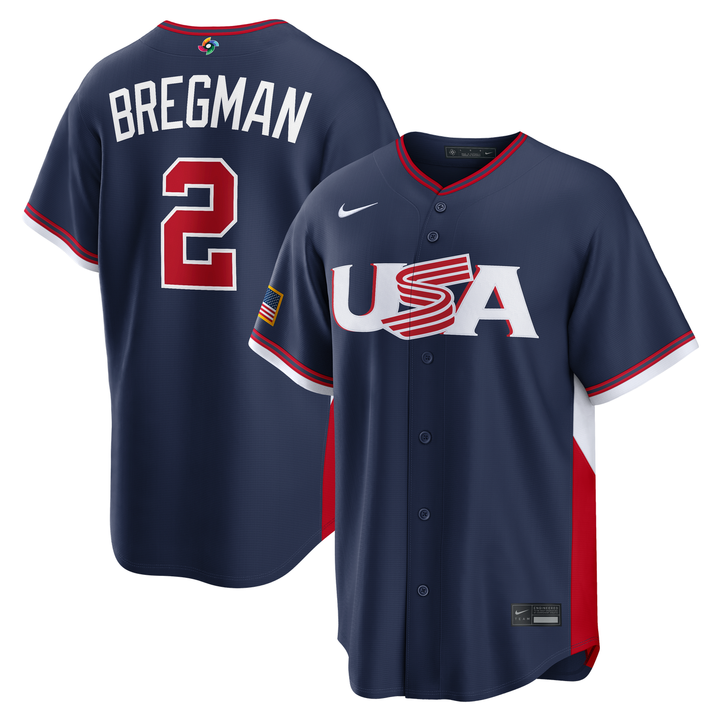 Men's Alex Bregman USA Baseball 2026 World Baseball Classic Jersey