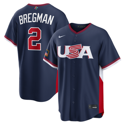 Men's Alex Bregman USA Baseball 2026 World Baseball Classic Jersey