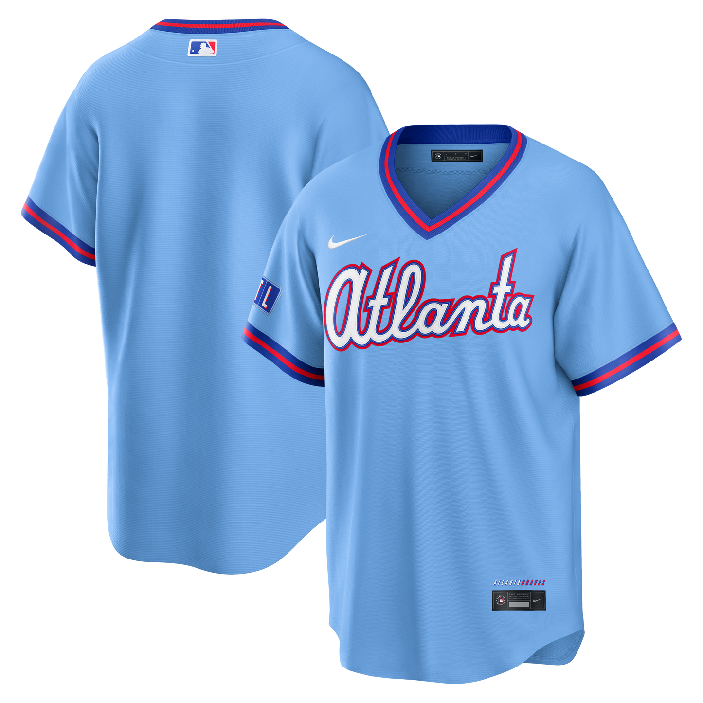 Men's Atlanta Braves Powder Blue 2026 City Connect Stadium Jersey