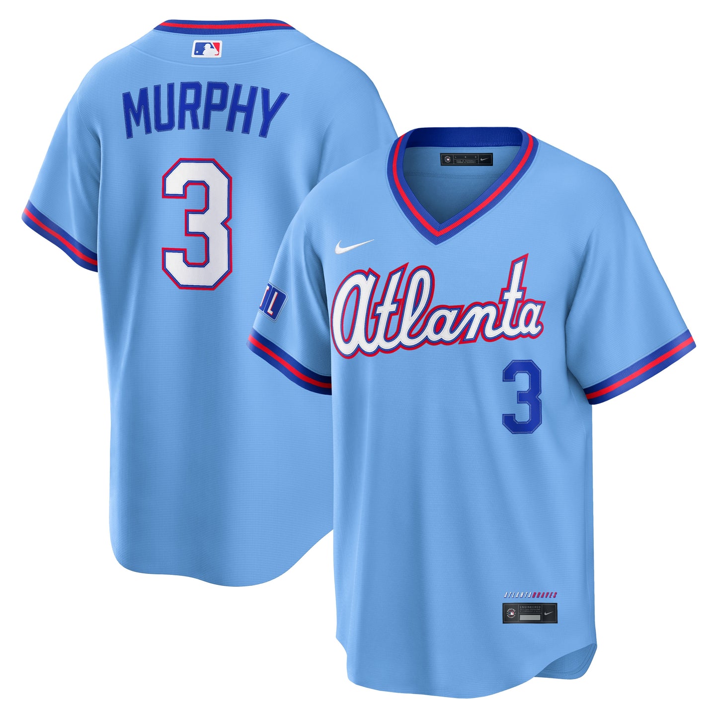 Men's Atlanta Braves Dale Murphy Powder Blue 2026 City Connect Stadium Jersey