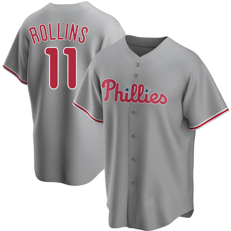Men's Jimmy Rollins Philadelphia Phillies Player Jersey