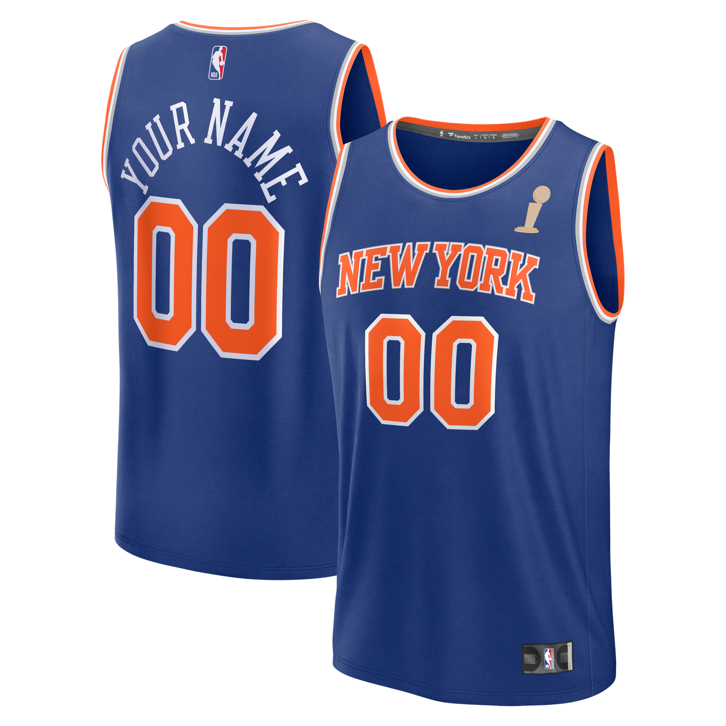 Men's New York Knicks 2026 NBA Finals Champions CUSTOM Jersey