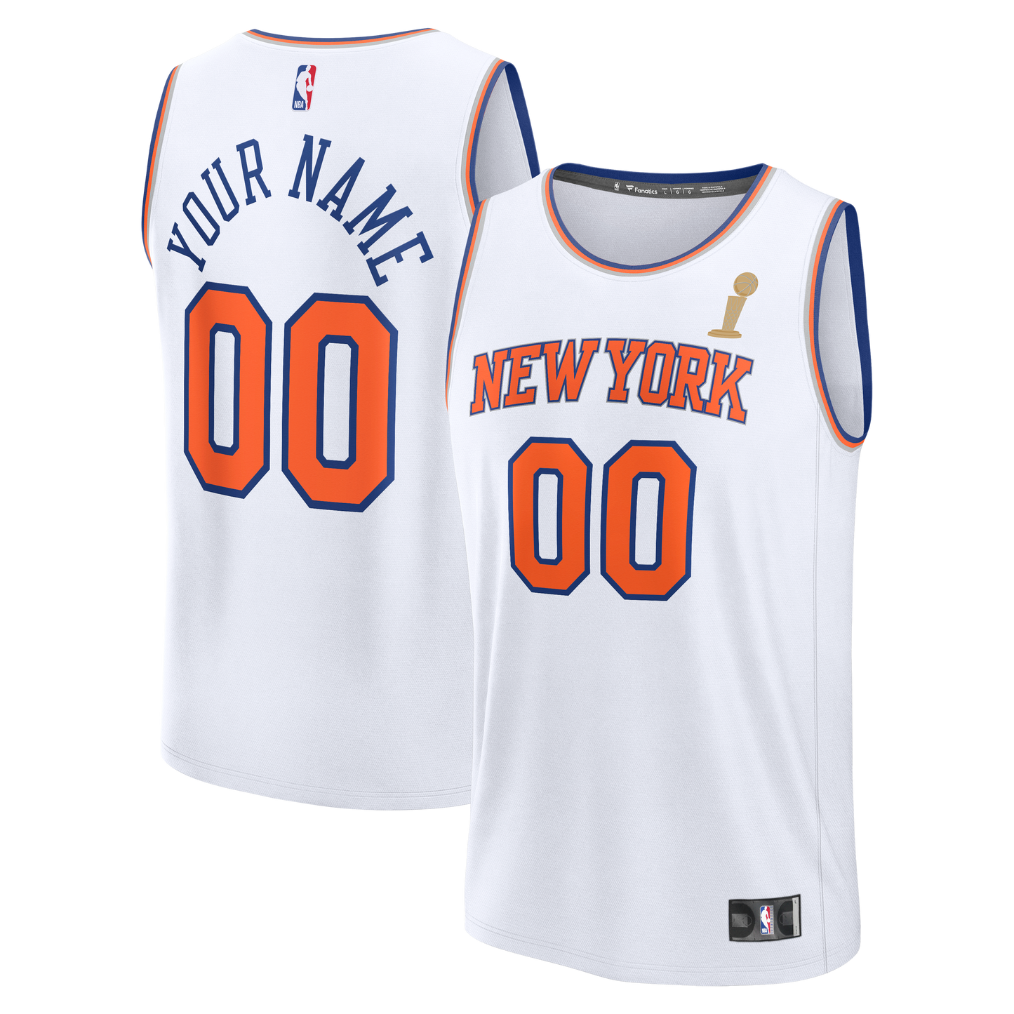 Men's New York Knicks 2026 NBA Finals Champions CUSTOM Jersey