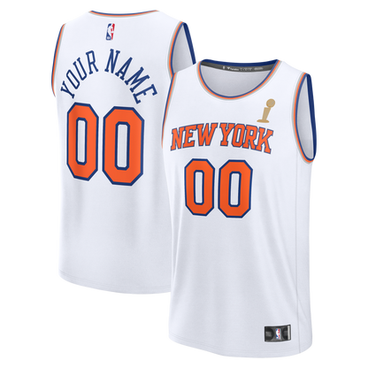 Men's New York Knicks 2026 NBA Finals Champions CUSTOM Jersey