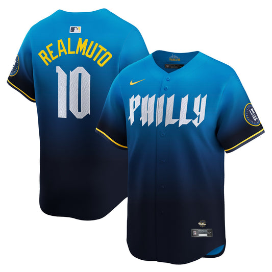 Men's Philadelphia Phillies J.T. Realmuto Blue 2024 City Connect Player Jersey