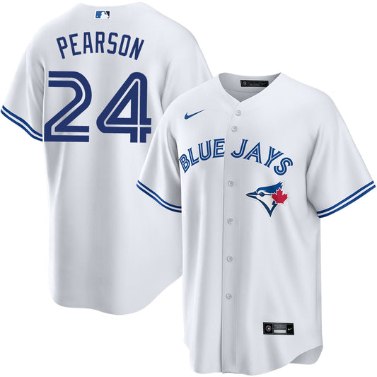 Nate Pearson Toronto Blue Jays Player White Jersey