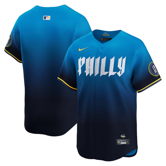 Men's Philadelphia Phillies Blue 2024 City Connect Jersey