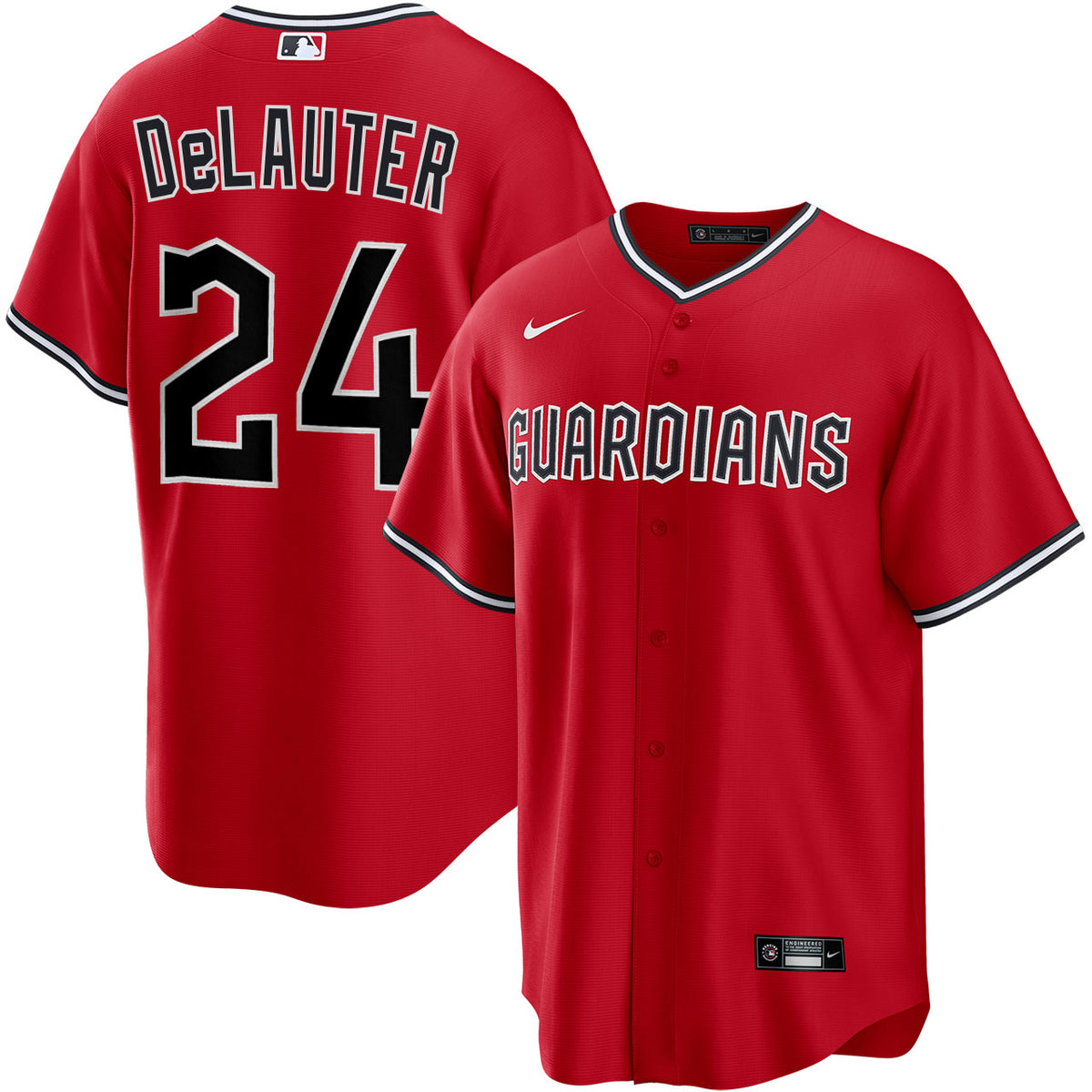 Men's Cleveland Guardians Chase DeLauter Player Jersey