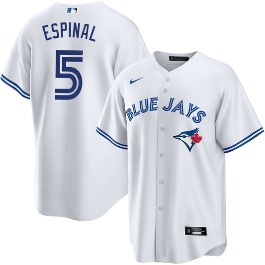 Santiago Espinal Toronto Blue Jays Player White Jersey