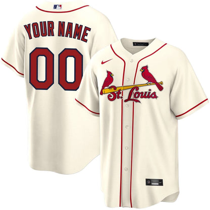 Men's St. Louis Cardinals  Replica Custom Jersey