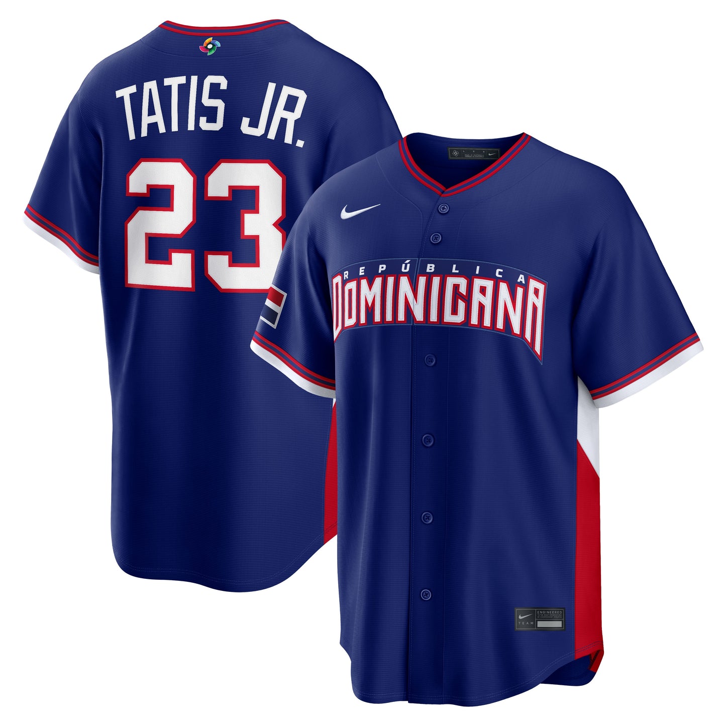 Men's Dominican Republic Baseball Fernando Tatis Jr. 2026 World Baseball Classic Jersey