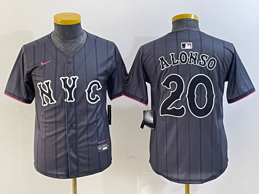 YOUTH New York Mets Pete Alonso 2024 City Connect Player Jersey