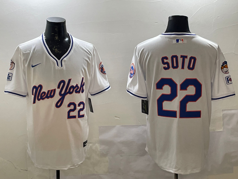 Men's Juan Soto New York Mets Player 2025 Road Jersey