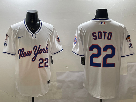 Men's Juan Soto New York Mets Player 2025 Road Jersey