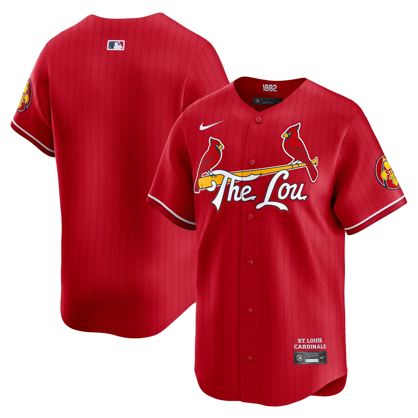 Men's St. Louis Cardinals Red 2024 City Connect Jersey