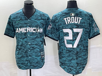 Youth Mike Trout American League  2023  All-Star Game Player Player Jersey