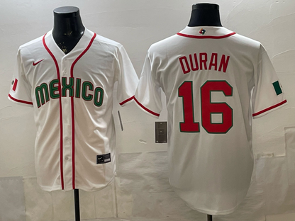 Men's Mexico Baseball Jarren Duran 2026 World Baseball Classic Jersey