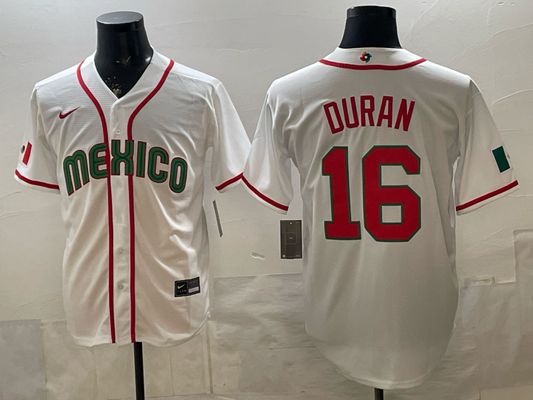 Men's Mexico Baseball Jarren Duran 2026 World Baseball Classic Jersey