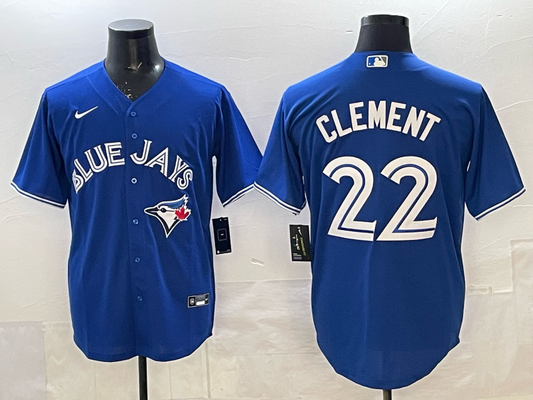 Men's Ernie Clement Toronto Blue Jays Player Blue Jersey