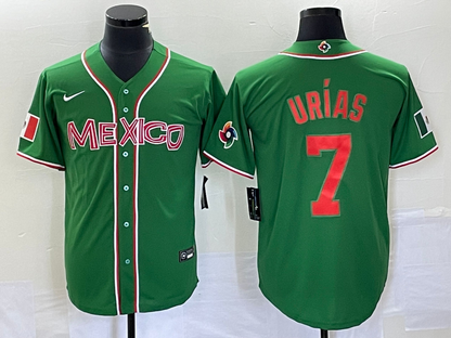 Mexico Julio Urias Green 2023 World Baseball Classic Jersey