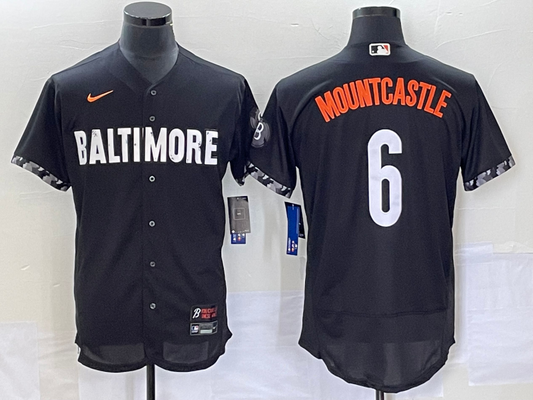 Men's Baltimore Orioles Ryan Mountcastle Black City Connect Player Authentic Jersey