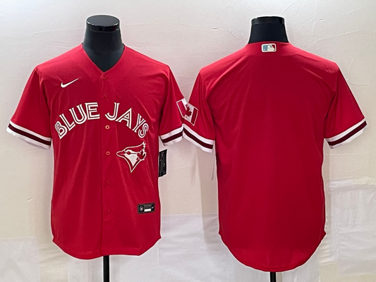 Toronto Blue Jays Red Jersey - CUSTOM jersey