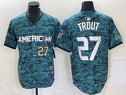 Mike Trout American League  2023  All-Star Game Player Player Jersey
