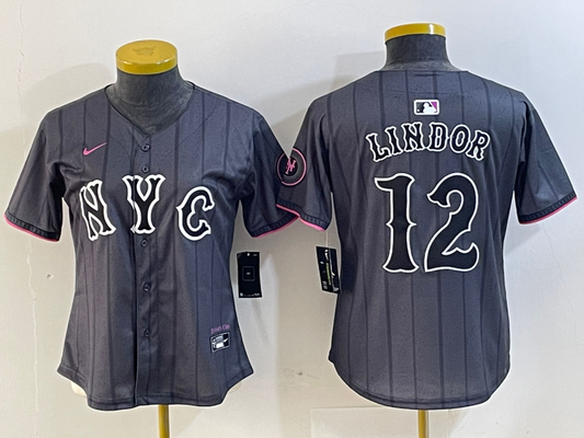 Women's New York Mets Francisco Lindor 2024 City Connect Player Jersey