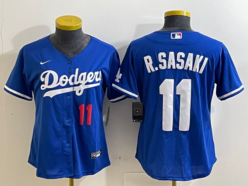 Women's Rōki Sasaki Los Angeles Dodgers Player Jersey