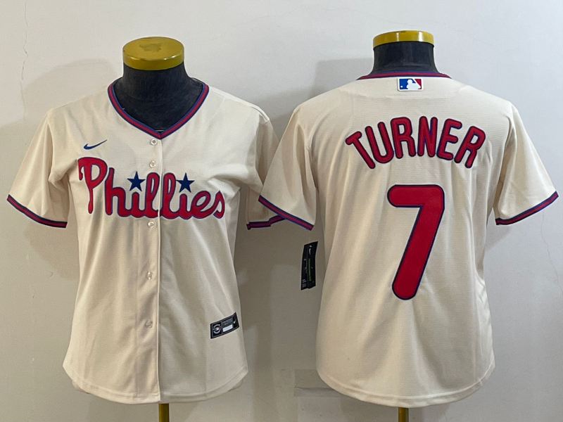 Women's Trea Turner Philadelphia Phillies Player Jersey