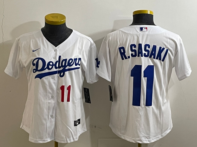 Women's Rōki Sasaki Los Angeles Dodgers Player Jersey