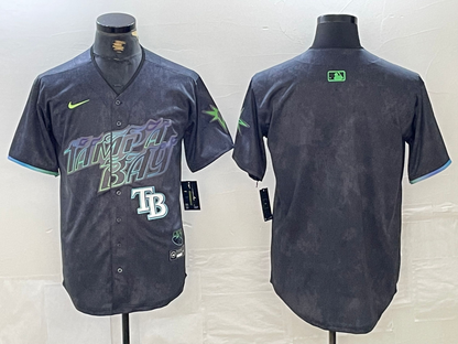 Men's  Tampa Bay Rays  Charcoal 2024 City Connect Jersey