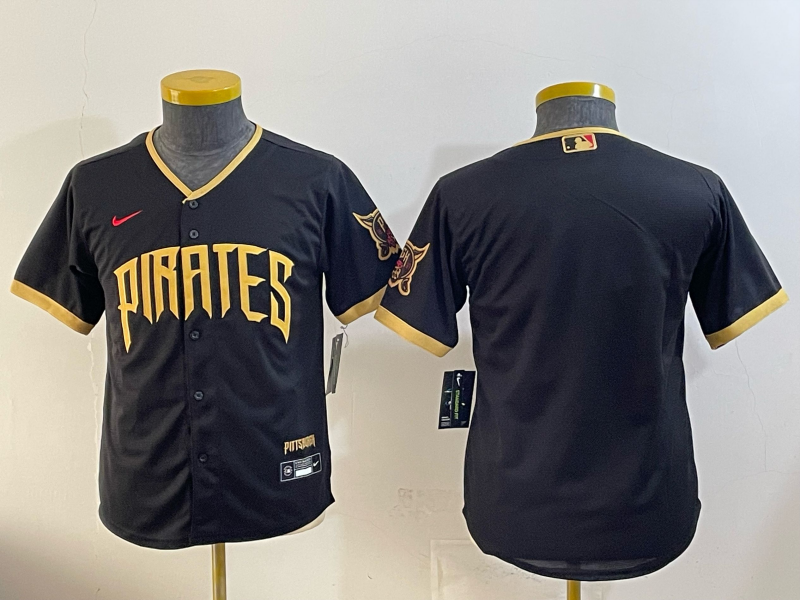 Youth Pittsburgh Pirates 2026 Black Jersey